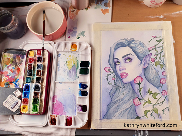 Cold pressed watercolour paper